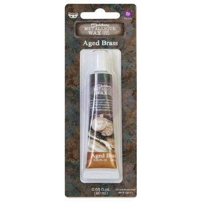 Finnabair - Art Alchemy cire brillante antique couleur «Aged Brass»