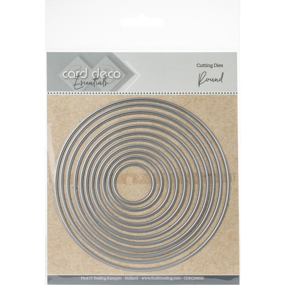 Find It Trading - Dies «Card Deco Essentials» modèle «Round» 11 pcs