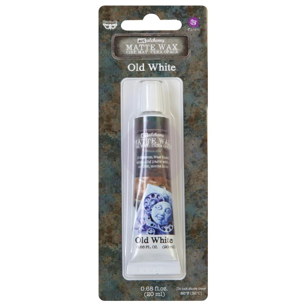 Finnabair - Art Alchemy cire mat couleur «Old White» .68oz