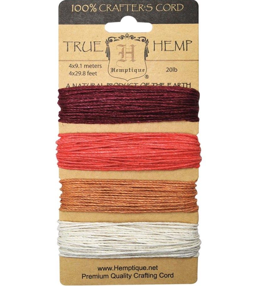 Hemptique - Corde de chanvre «Récif Corallien»