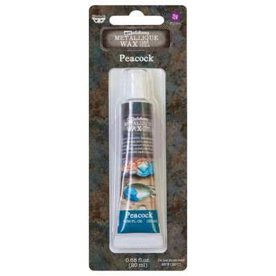Finnabair - Art Alchemy cire brillante antique couleur «Peacock»
