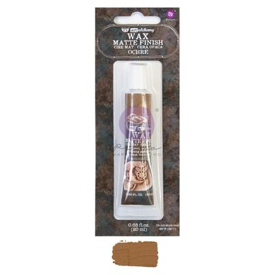 Finnabair - Art Alchemy cire mat couleur «Ochre» .68oz