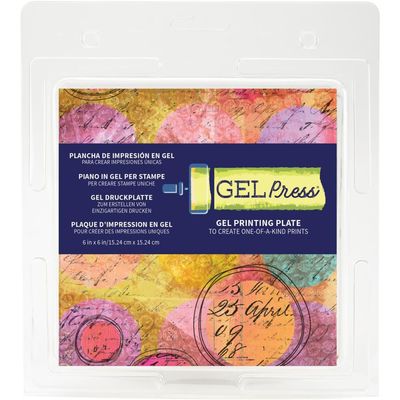 Gel Press - «Plaque à imprimer en gel 6 x 6»