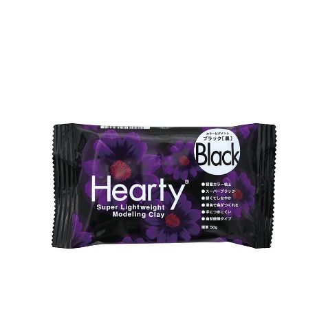 Hearty Soft - Pâte d'argile Black 50 g