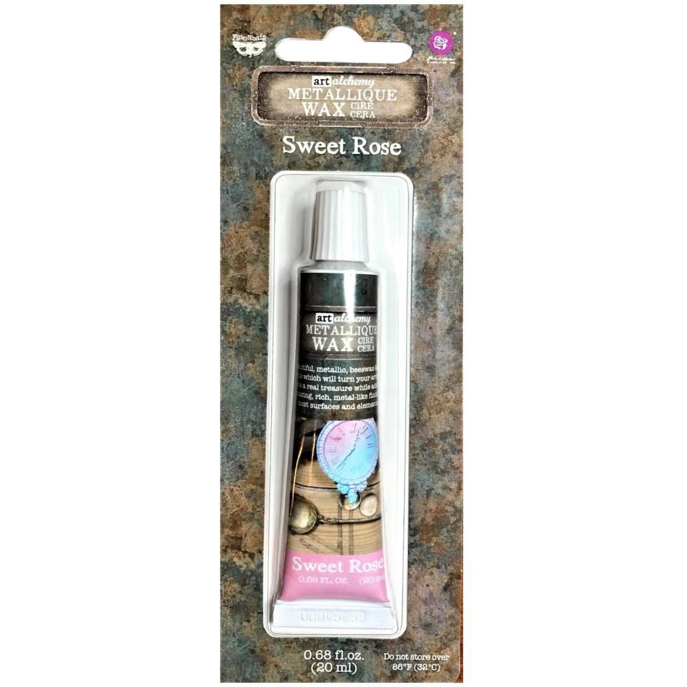 Finnabair - Art Alchemy cire brillante antique couleur «Sweet Rose»