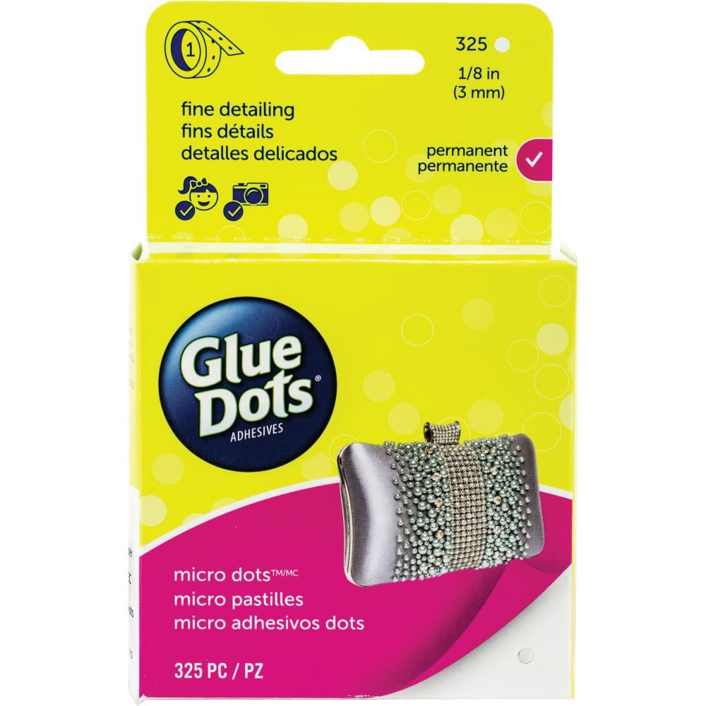 Glue Dots - micro 1/8" (3mm), 325 pièces