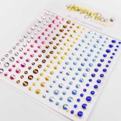 Honey Bee - Cristaux autocollant «Bee Bliss» 210 pcs