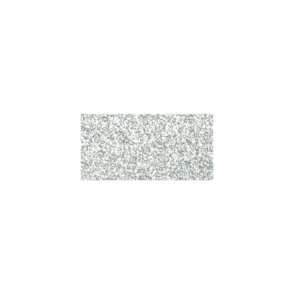 Kaisercraft - Papier Glitter 12" X 12" Platinum Argent