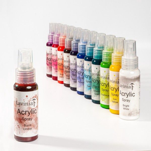 Lavinia - Acrylic Spray couleur «Burnt Umber» 60ml