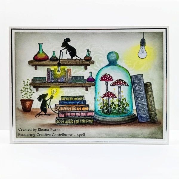 Lavinia - Estampe «Purple Cap Mushrooms»