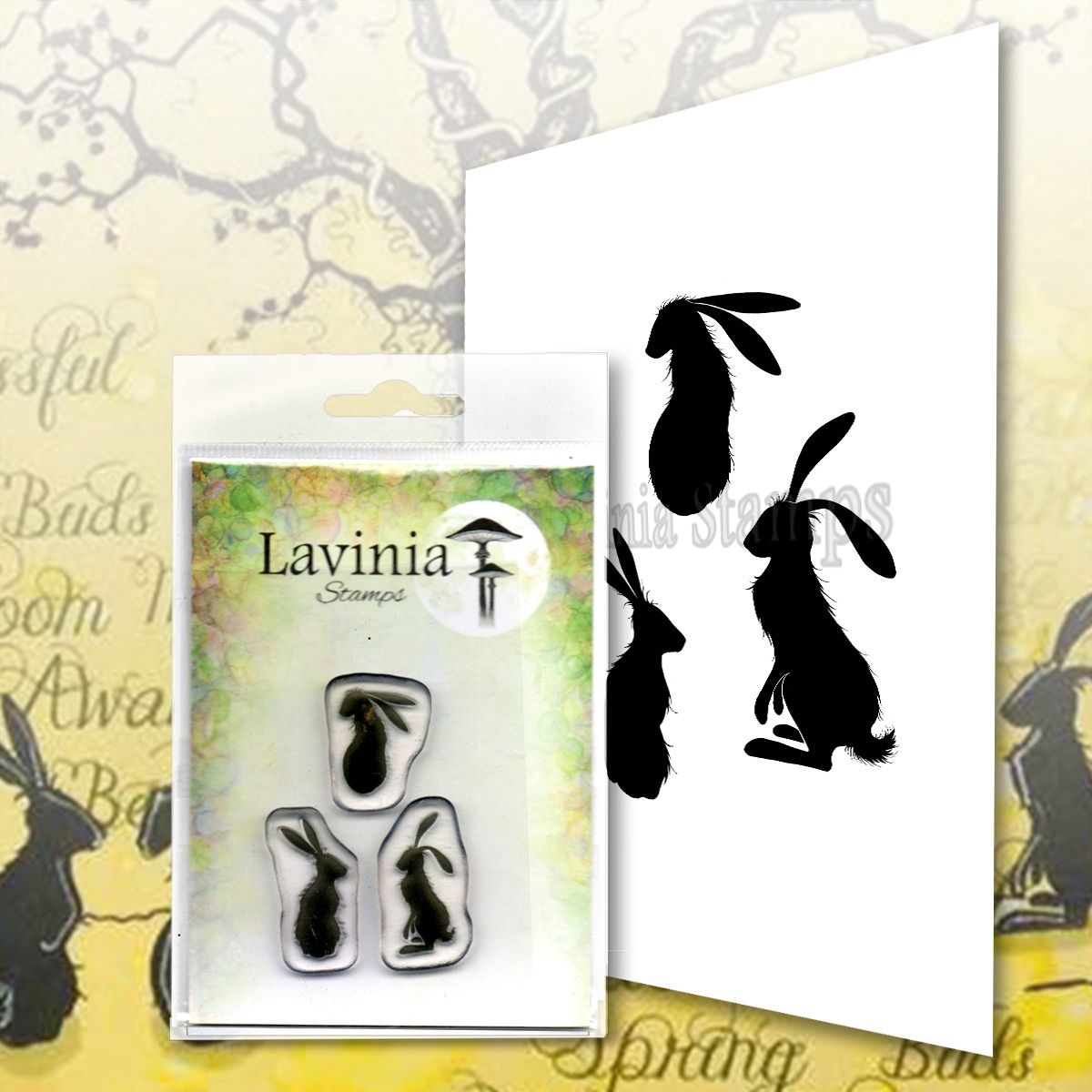 Lavinia - Estampe «Wild Hares small» 3 pcs