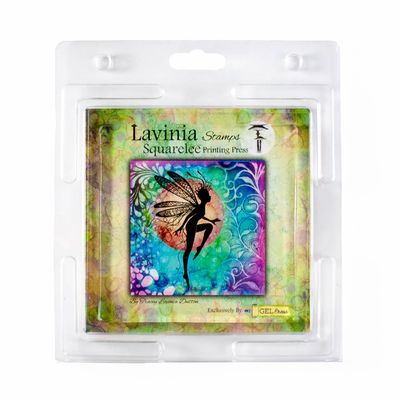 Lavinia - Gel Printing Press/Plaque à imprimer en gel Squarelee 4.5" X 4.5"