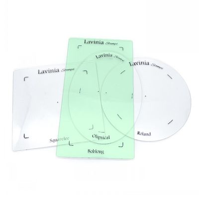 Lavinia - Plaque transparente en acrylique/Acrylic Board Boblong 4.9" X 9.3"