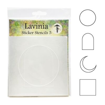 Lavinia - Sticker Stencils 5 «Silhouette Collection»