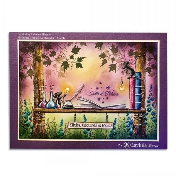Lavinia - Étampe «Book OF Spells»