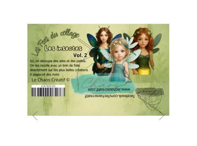 Le Chaos créatif - Album Les fées du collage, Les insectes vol.2
