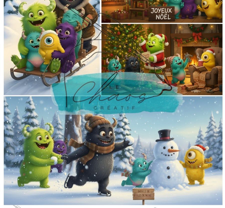 Le Chaos créatif - Image décorative no.1 Un Monstrueux Noël