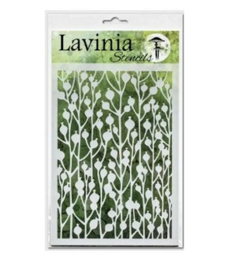 Lavinia - Stencil «Berry» 6" X 8"