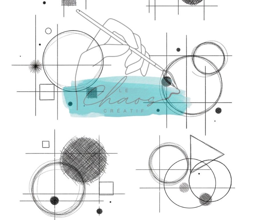 Le Chaos créatif - Papier Velin no.1 Crayons et Émotions