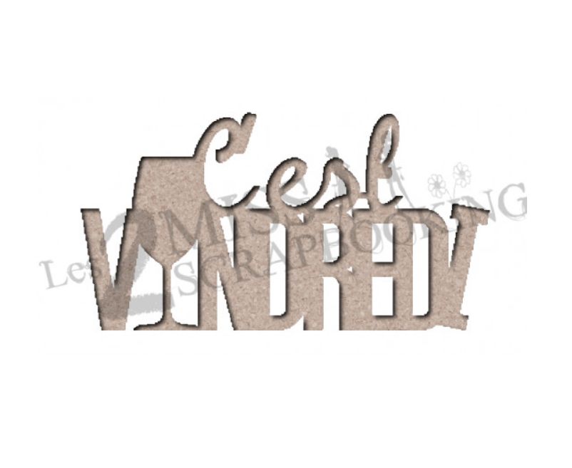 Les 2 Miss scrapbooking - Chipboard C'est Vindredi