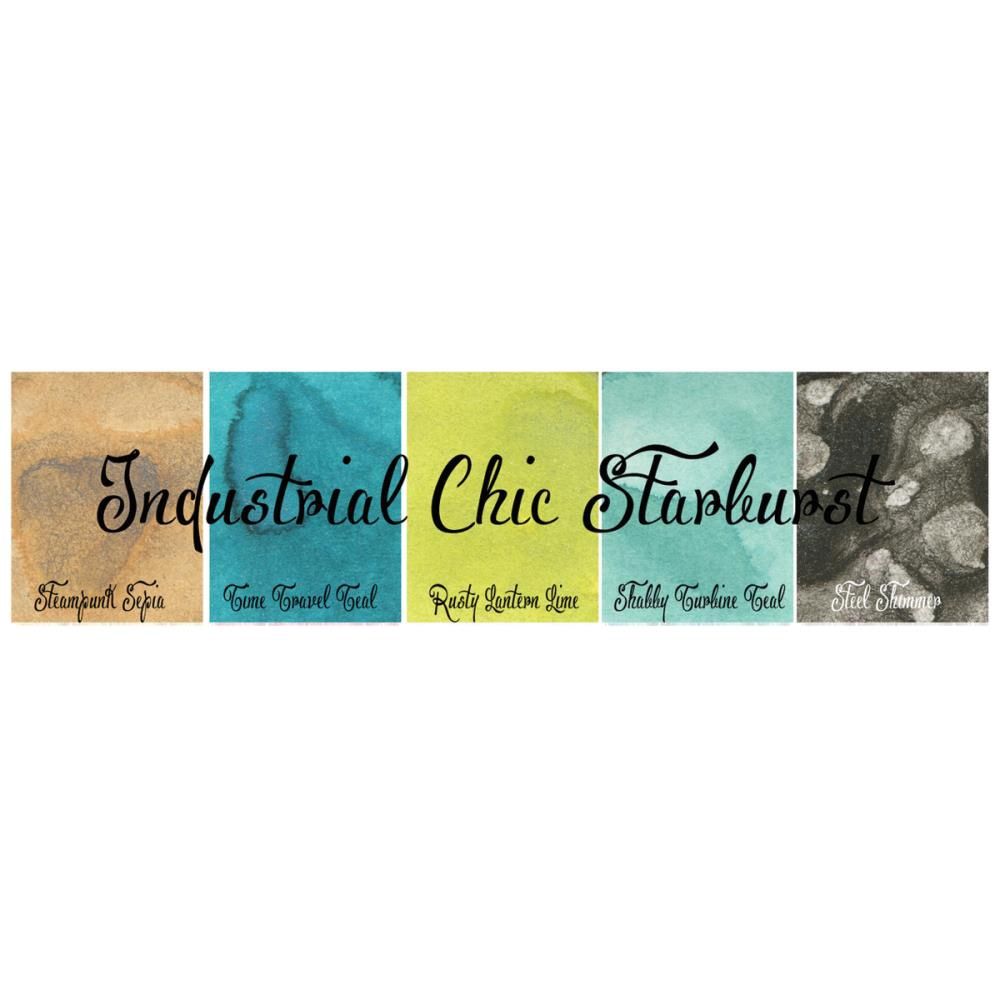 Lindy's Stamp Gang - Ensemble Starburst Sprays couleur «Industrial Chic» 5 x 2oz