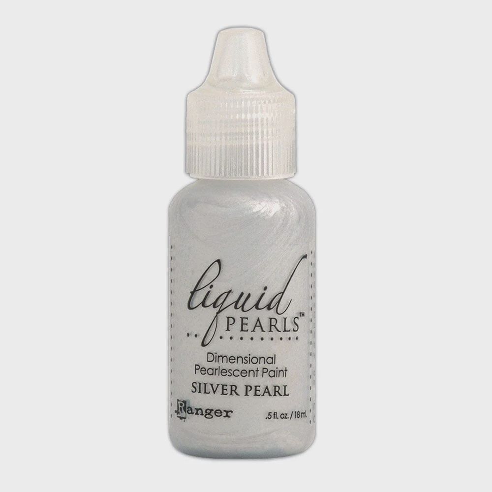 Liquid Pearls - Peinture dimensionelle «Silver Pearl»
