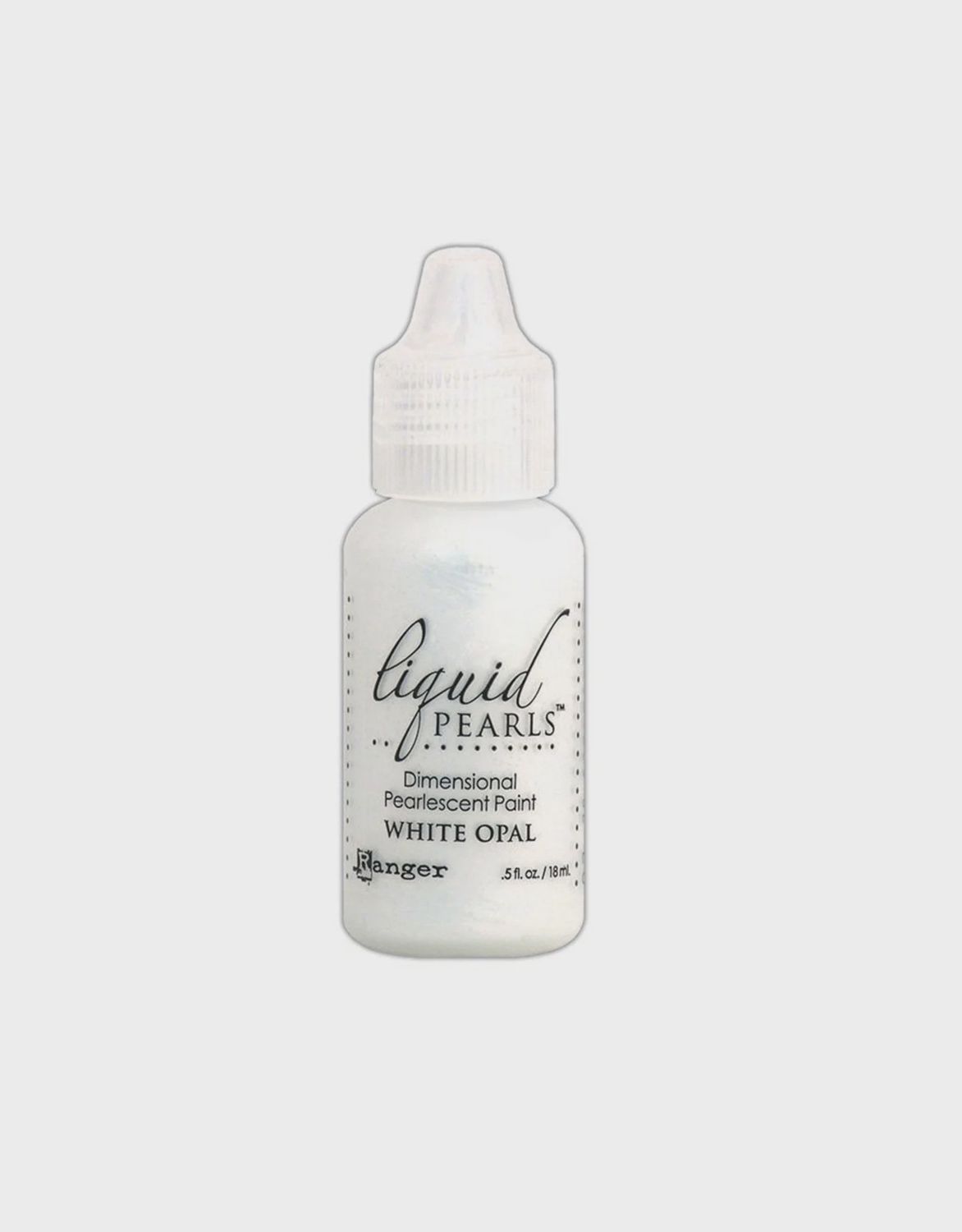 Liquid Pearls - Peinture dimensionelle «White Opal»