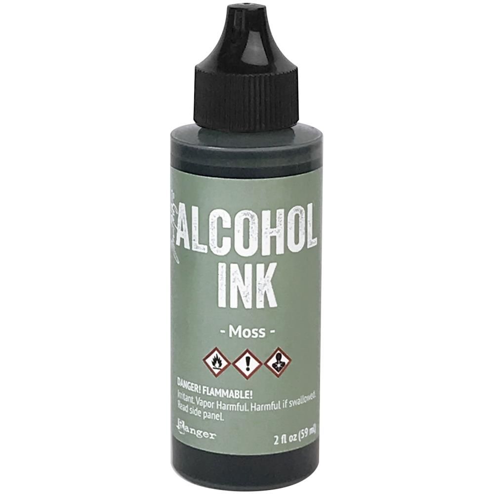 LIQUIDATION-Tim Holtz - Alcohol Ink couleur «Moss» 2 oz(Le prix indiqué est déjà à 50% de rabais)