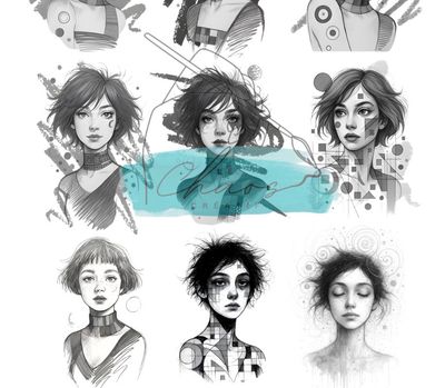 Le Chaos créatif - Papier Velin no.2 Crayons et Émotions