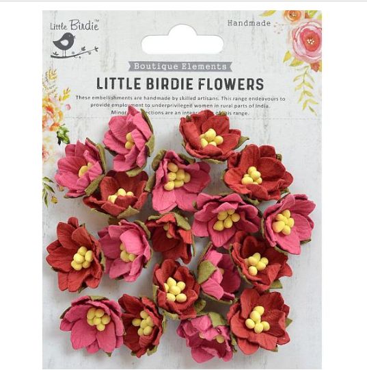 Little Birdie - Fleurs Butter Cup Candy Mix, 18 pièces