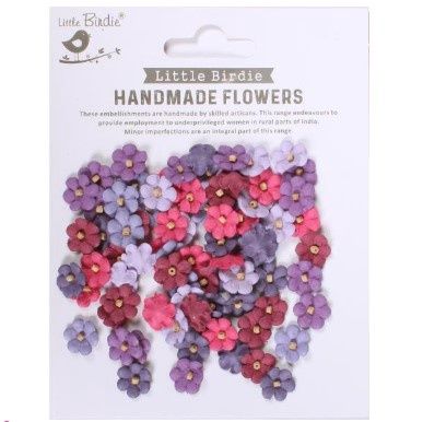 Little Birdie - Fleurs Birds and Berries, 80 pièces