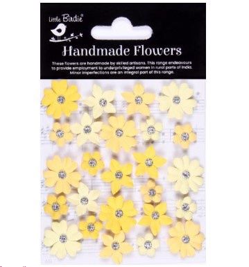 Little Birdie - Fleurs Sunshine, 25 pièces