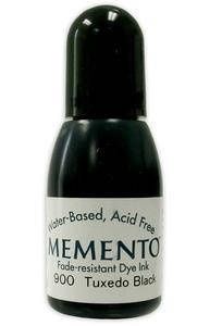Memento Dye recharge d'encre .5oz Tuxedo Black