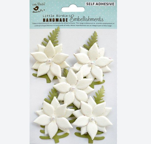 Little Birdie - Fleurs Shabby Chic Bouquet, 16 pièces