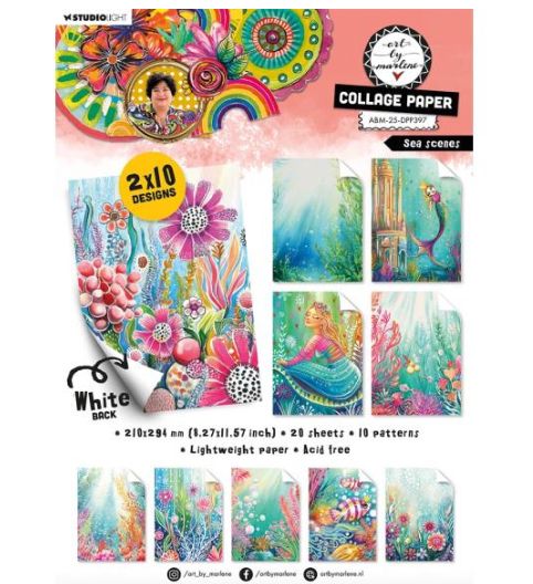 Art By Marlene - Papier Collage Sea Scenes