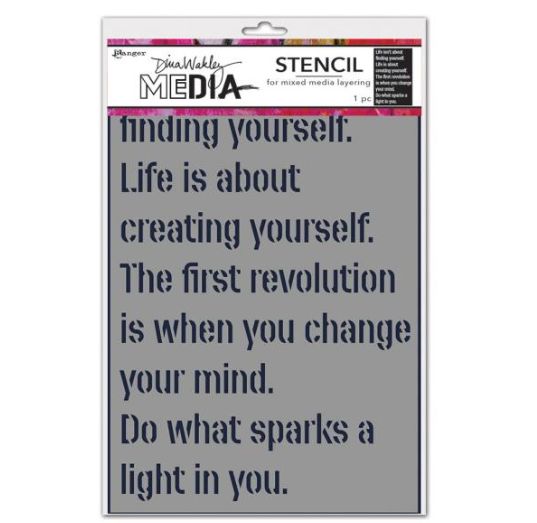 NOUVEAUTÉ! Dina Wakley - Stencil