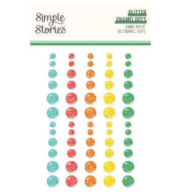 Simple Stories - Enamel Dots Game Night