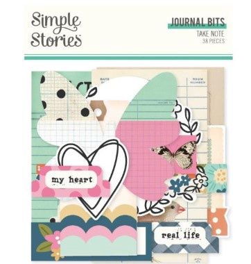 Simple Stories - Éphémèras Bits Take Note, set. 2