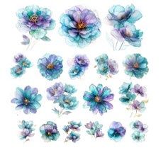 Simply Stated design - Éphémèras Florals de la collection Amethyst Garden