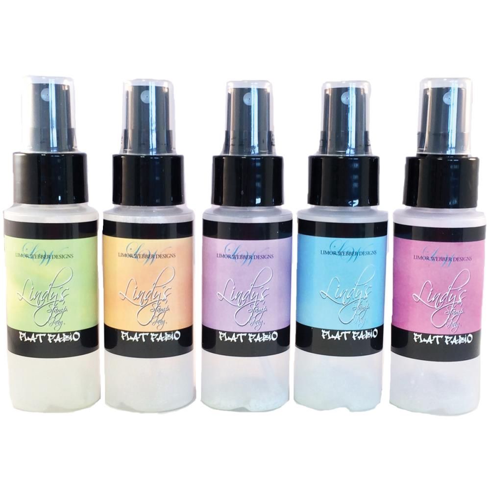 Lindy's Stamp Gang - Ensemble Flat Fabios Sprays couleur «Under The Boardwalk» 5 x 2oz