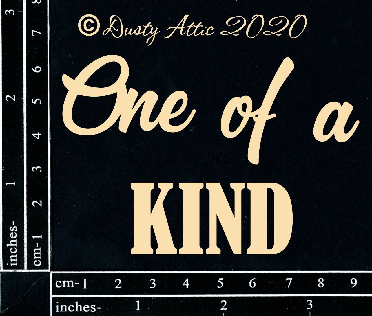 LIQUIDATION!!! Dusty Attic - Chipboard One Of A Kind (le prix indiqué est déjà réduit de 50%)