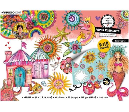 Art By Marlene - Éphémèras pré-découper «Sunny Days»