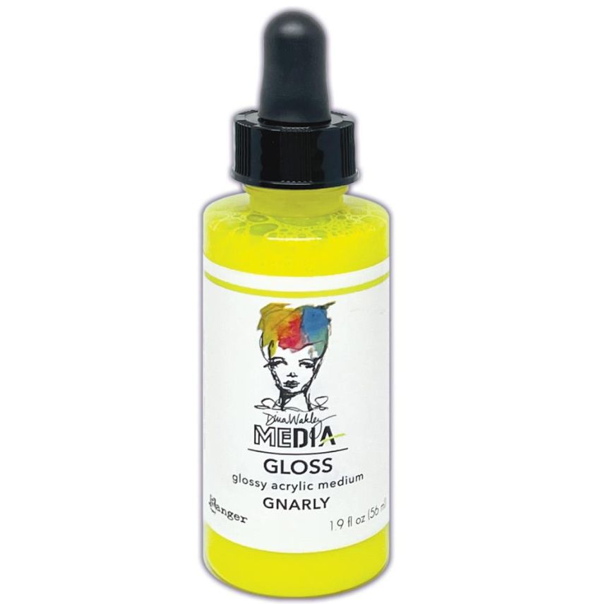 NOUVEAUTÉ! Dina Wakley - Acrylic Gloss Neon «Gnarly» 2 oz