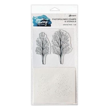 NOUVEAUTÉ! Simon Hurley - Étampe et stencil Ethereal Trees
