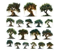 LIQUIDATION!!!Simply Stated design - Éphémèras Arbres de la collection Forest Fairy Tales (Le prix indiqué est déjà réduit de 40%)