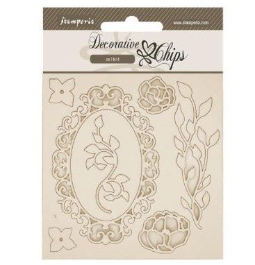 Stamperia - Chipboard Cadre floral Quiet Days