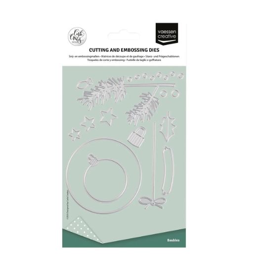 NOUVEAUTÉ! Vaessen Creative - Dies Ornements de Noël 15 pièces