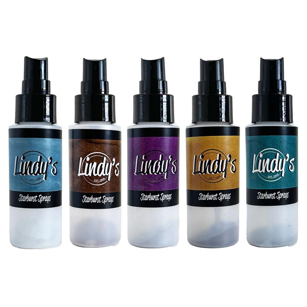 Lindy's Stamp Gang - Ensemble Starburst Sprays couleur «Steampunk Soirée» 5 x 2oz