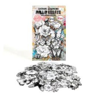 AALL &amp; CREATE - Éphémèras Anemone Whispers, 49 pièces