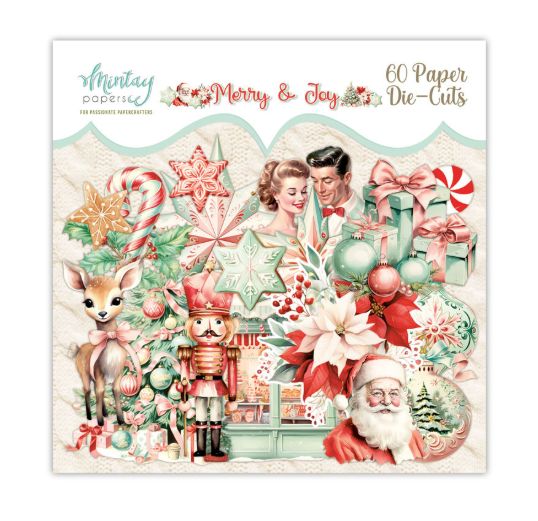 Mintay - Éphémèras Merry and Joy, 60 pièces